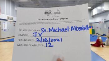 St Michael Albertville High School [Small Junior Varsity] 2021 UCA February Virtual Challenge