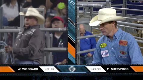 2018 Rodeo Houston Team Roping Champions: Sherwood & Woodard