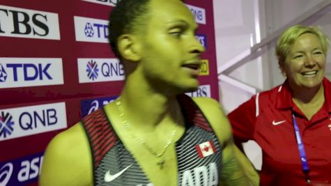 Andre De Grasse Is Healthy And On To The 100m Semis
