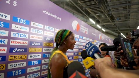Shelly-Ann Fraser-Pryce Post 100m Interview | World Athletics Championships Tokyo 2025