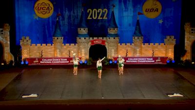 Endicott College [2022 Open Pom Semis] 2022 UCA & UDA College Cheerleading and Dance Team National Championship