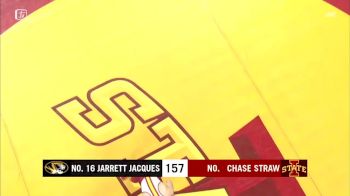 157 lbs Chase Straw, Iowa State vs. Jarrett Jacques, Missouri
