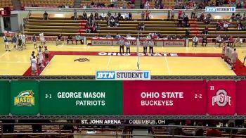 2019 George Mason vs Ohio State | Big Ten Men's Volleyball