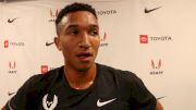 Donavan Brazier Says It's Never Easy, Looks Relaxed In 800 Prelim Win