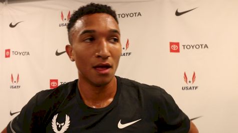 Donavan Brazier Says It's Never Easy, Looks Relaxed In 800 Prelim Win