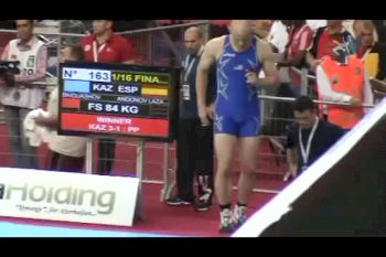 2011 Worlds Freestyle 84kg - Sharif Sharifov (AZE) vs. Cael Sanderson (USA)