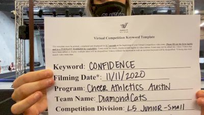 Cheer Athletics - Austin - DiamondCats [L5 Junior] Varsity All Star Virtual Competition Series: Event IV