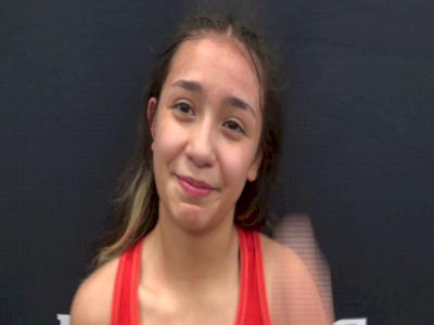 2022 U17 43 kg National Champion: Erica Pastoriza