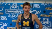 Michigan's Trent McFarland Earns NCAA 1500m Runner-Up Finish