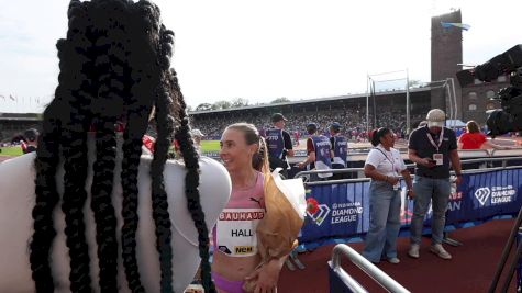 Linden Hall 2025 Diamond League Stockholm Interview