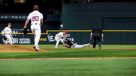 Catcher Ryder Helfrick Flashes The Arm For Oklahoma Baseball