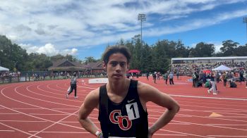 Great Oak's Gabriel Rodriguez On His 1:54 Boys 800m Win At Stanford