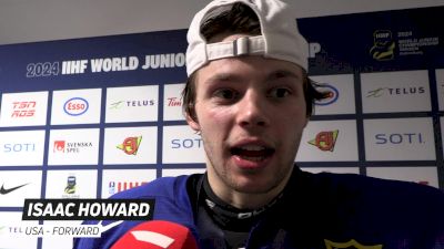 Isaac Howard Scored Two Goals In USA's Gold Medal Win At 2024 World Juniors
