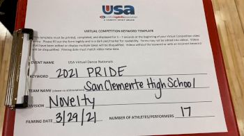 San Clemente High School [Novelty Varsity Finals] 2021 USA Spirit & Dance Virtual National Championships
