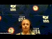 Macey Kilty (62 kg) after winning challenge tournament at 2021 Olympic Trials