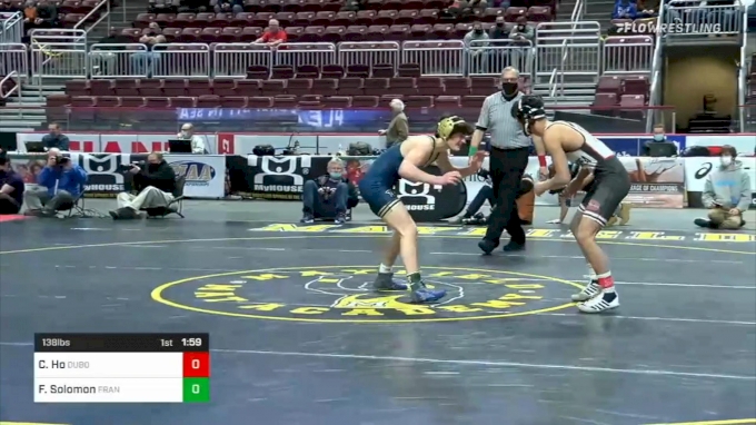 138 Lbs Semifinals - Finn Solomon (franklin Regional) Vs Chandler Ho 