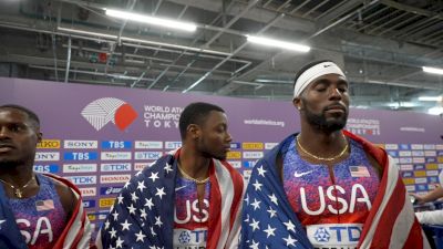 Men's USA 4x1runs the 5th fastest time in world history