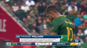 Handre Pollard Nails A Penalty Goal vs. Australia