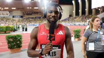 Noah Lyles Post Race Live On The Athlete's Lounge