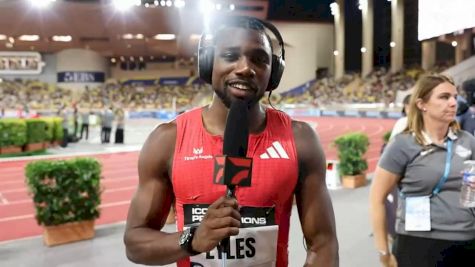 Noah Lyles Post Race Live On The Athlete's Lounge