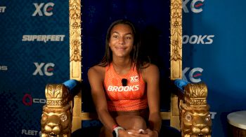 Paige Sheppard before 2025 Brooks XC Championships