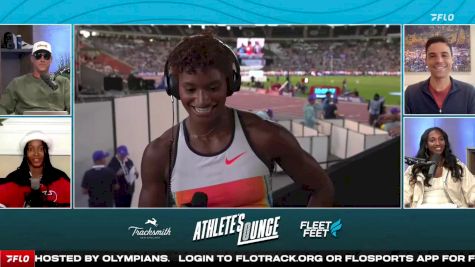 Anna Cockrell Joins The Athlete's Lounge After Brussels Diamond League 2025 Win