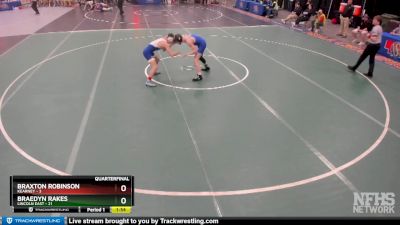 Braedyn Rakes&nbsp;&nbsp;over&nbsp;Braxton Robinson