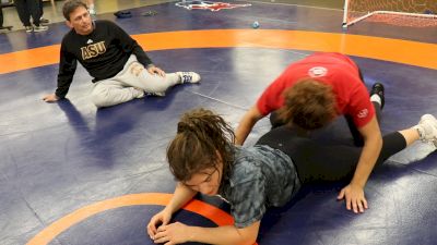 Zeke Jones Working With Helen Maroulis On Transitions