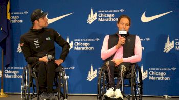 Marcel Hug And Catherine Debrunner Set Wheelchair Course Records At Chicago Marathon