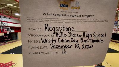 Belle Chasse High School [Game Day Varsity - Non-Tumble] 2020 UCA Virtual Regional