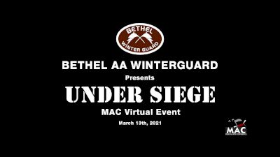 Bethel AA Winterguard - Under Siege