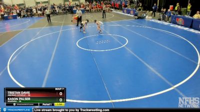 Tristan Davis over&nbsp;Kason Palser