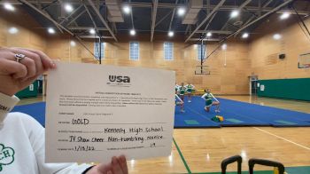 Kennedy High School [Junior Varsity Show Cheer Non Tumbling Novice] 2022 USA Virtual Spirit Regional II