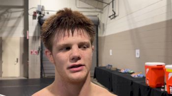 Aeoden Sinclair After Upsetting #1 Max McEnelly At 2025 National Duals