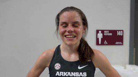 Arkansas' Paityn Noe Sets 5k Meet Record SEC Indoors 2025