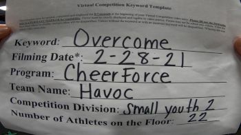 Cheerforce San Diego - CheerForce Havoc [L2 Youth - Small] 2021 Spirit Sports: Virtual Duel in the Desert