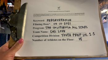 The California All Stars - Las Vegas - Youth Love [L1 Youth] 2021 USA All Star Virtual Championships
