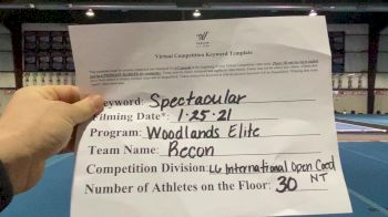 Woodlands Elite OR - Woodlands Elite - OR - Recon [L6 International Open Coed - NT] 2021 ATC International Virtual Championship